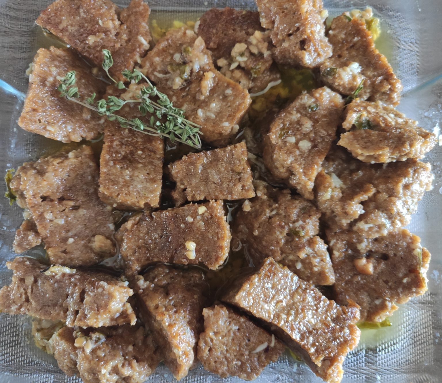 Seitan amb picada Iaia Vegana